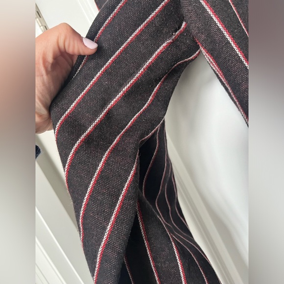 Zara wide leg striped pull on pants size small item 08-10 - Picture 9 of 10